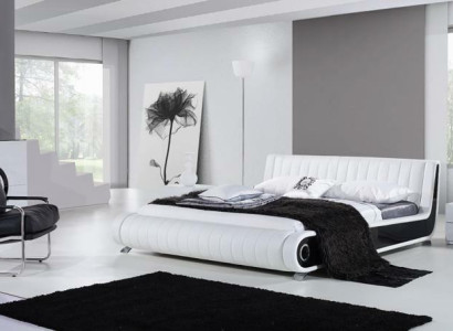 Designer Bed Marriage Bed Upholstered bed Bedroom Leather Bed new Beds